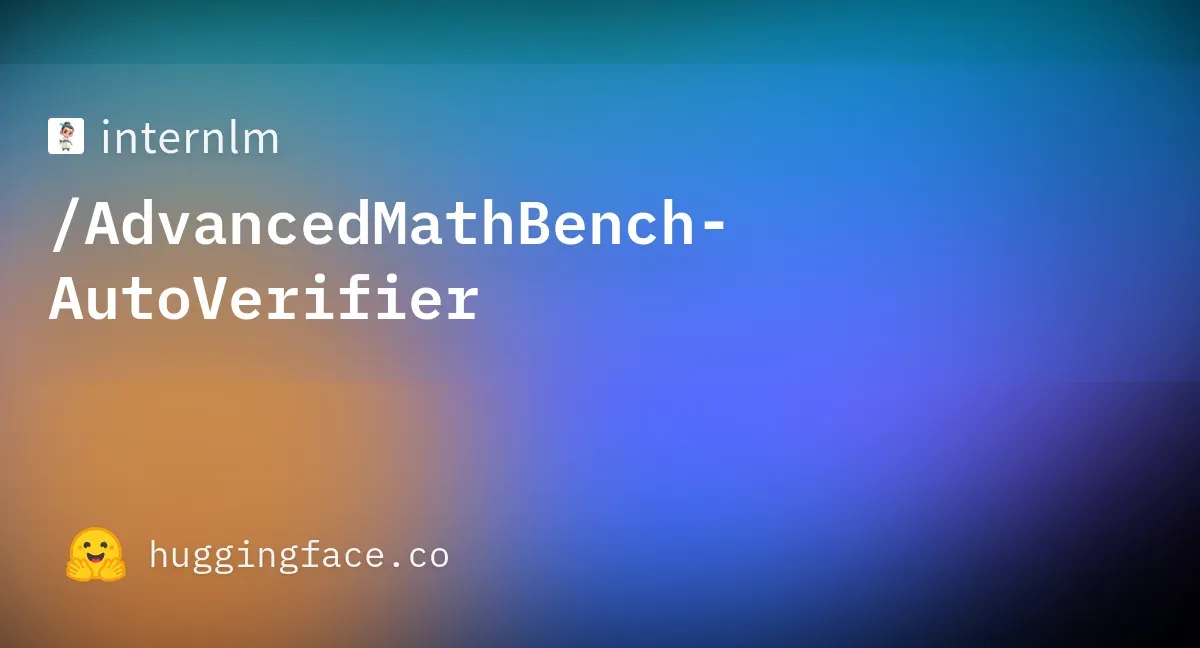 AdvancedMathBench-AutoVerifier cover